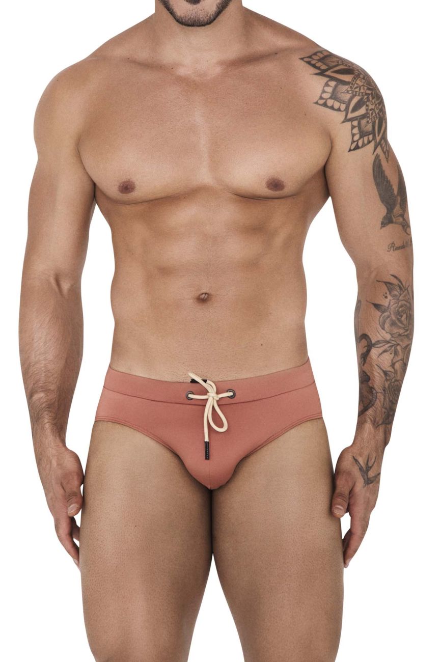 Clever 1514 Acqua Swim Briefs Ochre