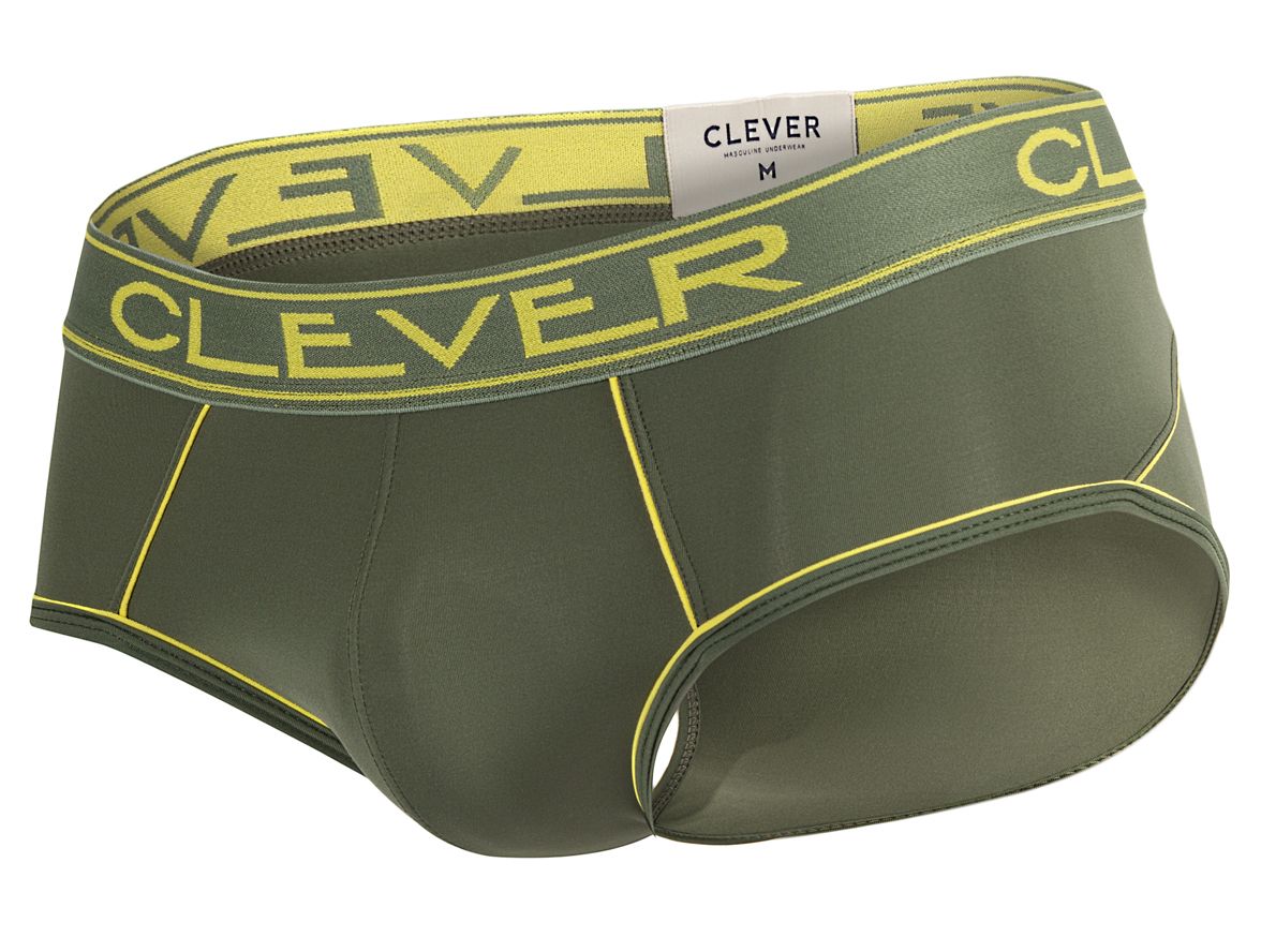 Clever 1527 Strait Briefs Green