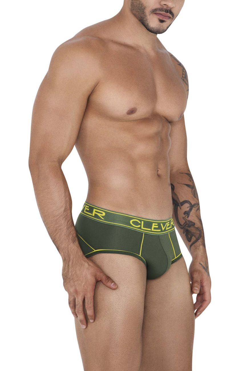 Clever 1527 Strait Briefs Green