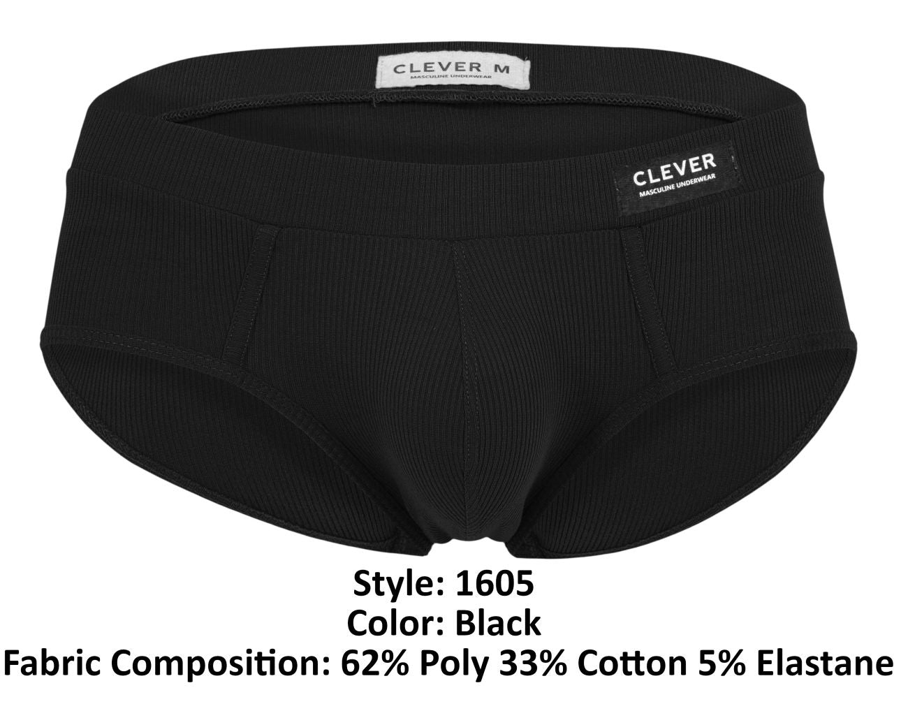 Clever 1605 Spirit Briefs Black