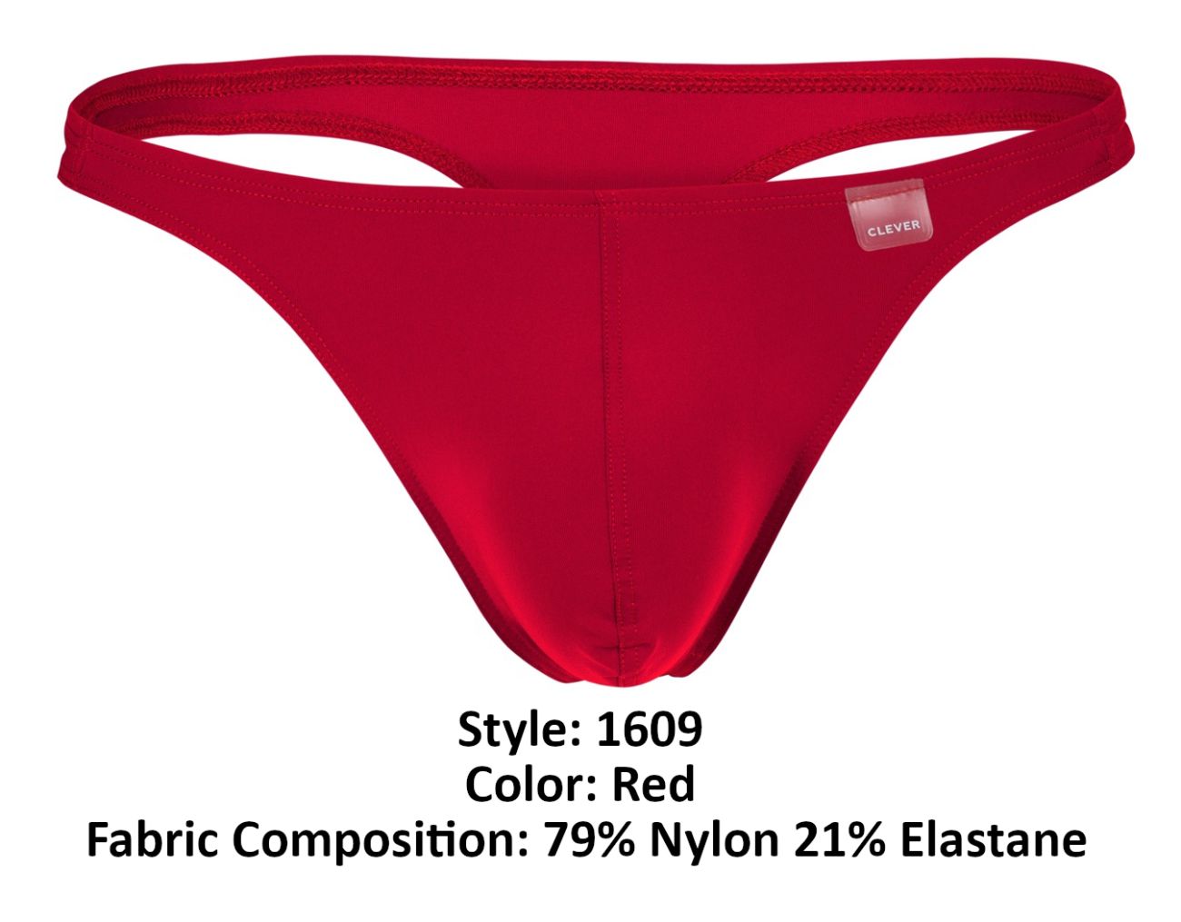 Clever 1609 Beatnik Thongs Red