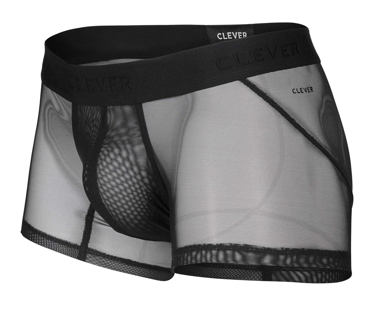 Clever 1625 Yin Yang Trunks Black