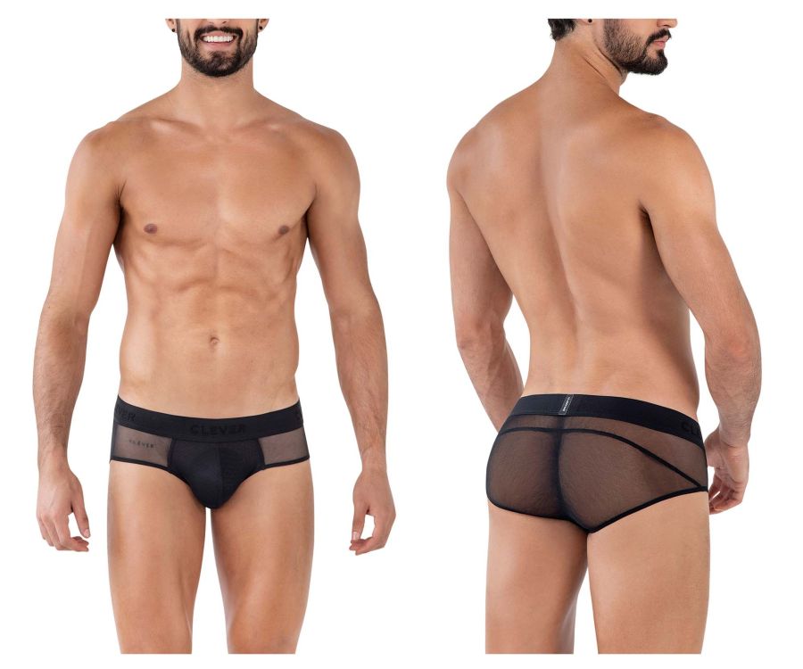 Clever 1626 Yin Yang Briefs Black