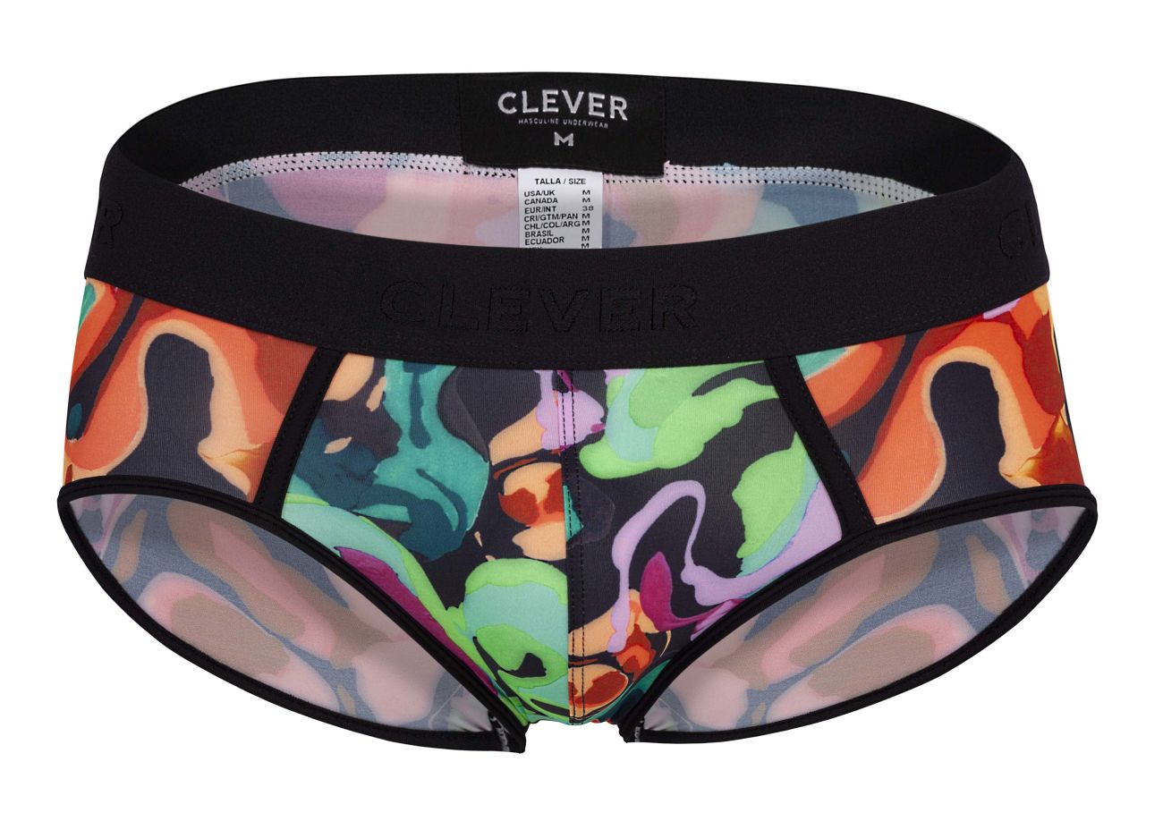 Clever 1643 Absolute Briefs Black Multi