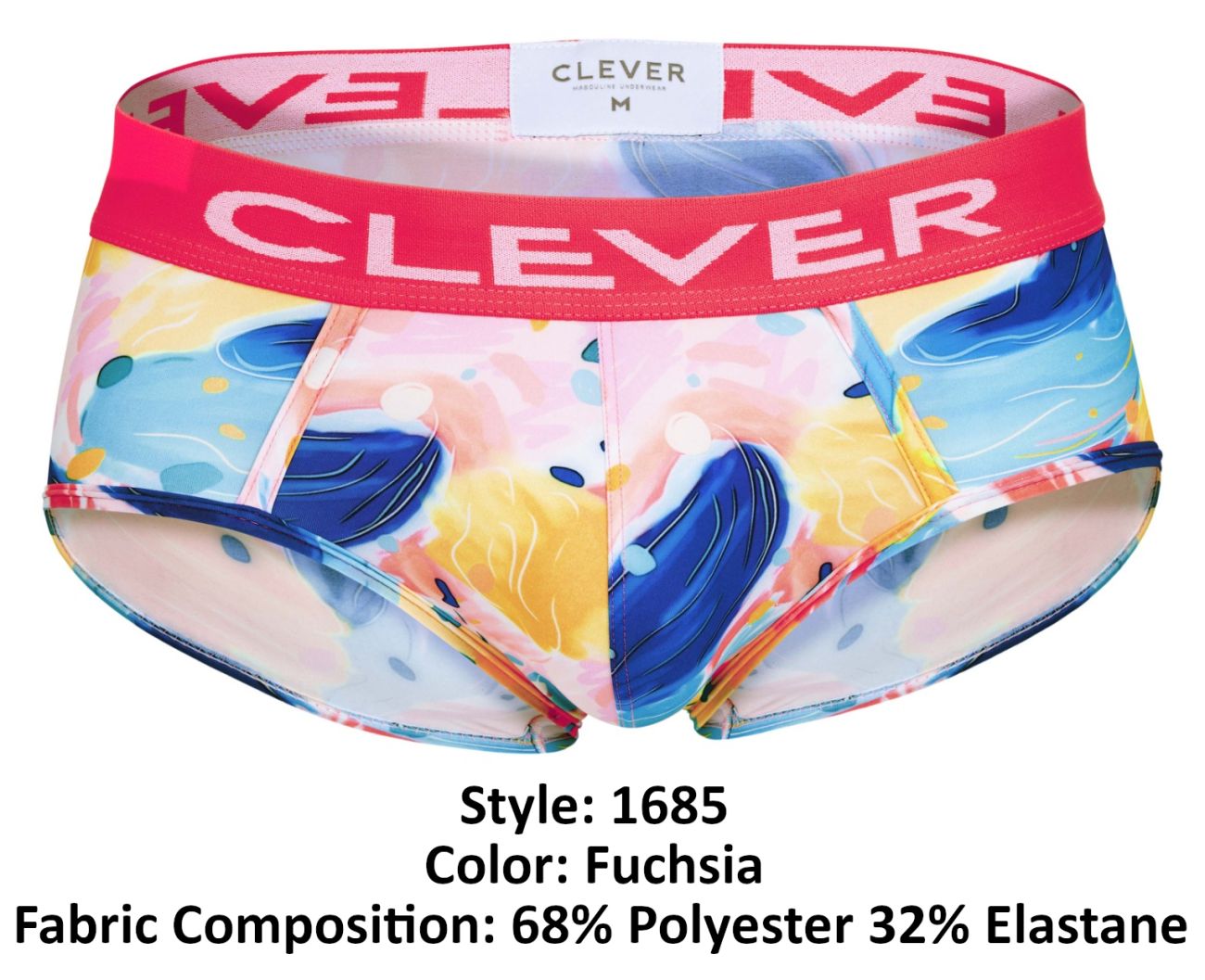 Clever 1685 Lienzo Briefs Fuchsia Multi