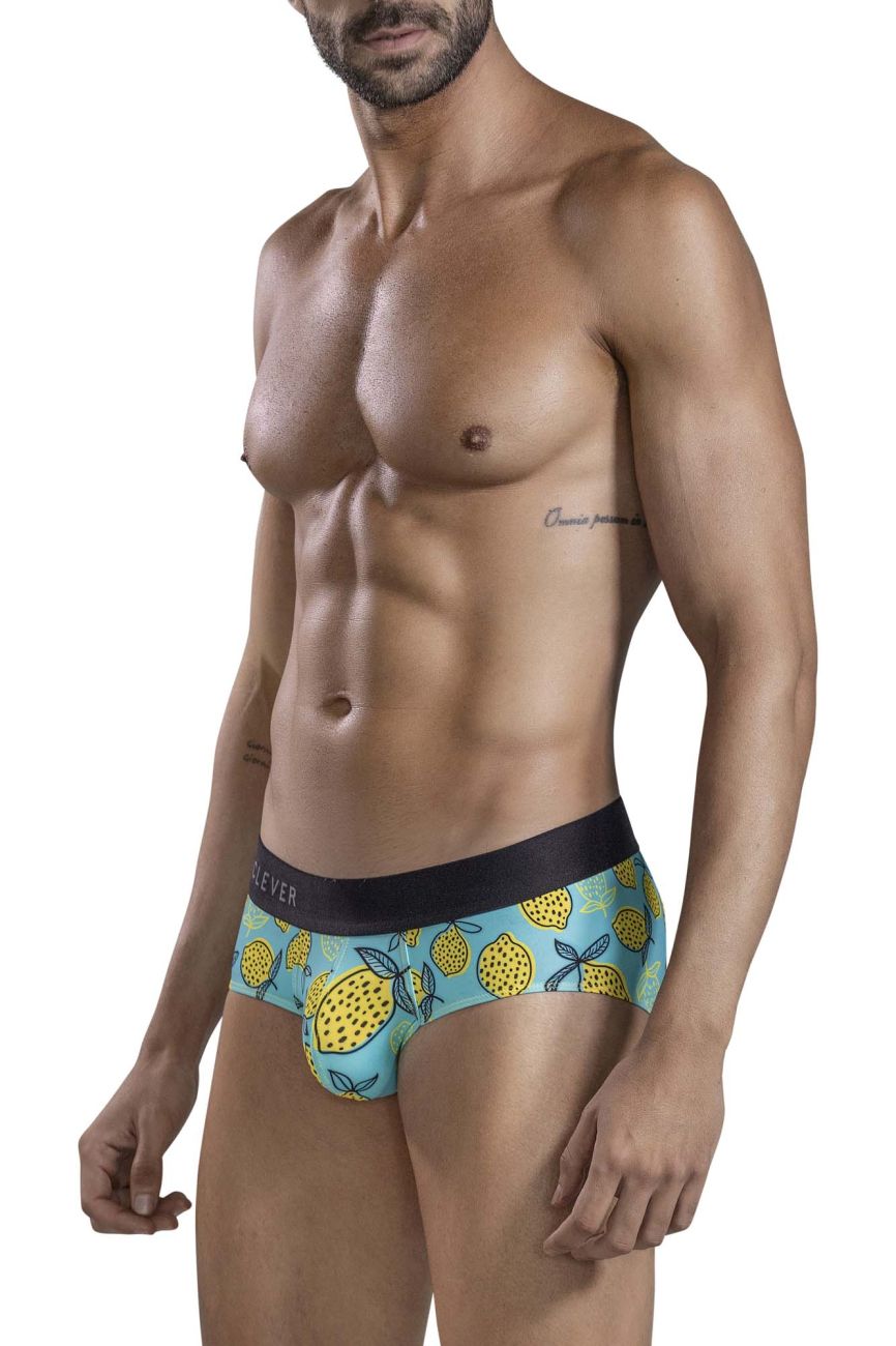 Clever 1687 Lemons Briefs Blue