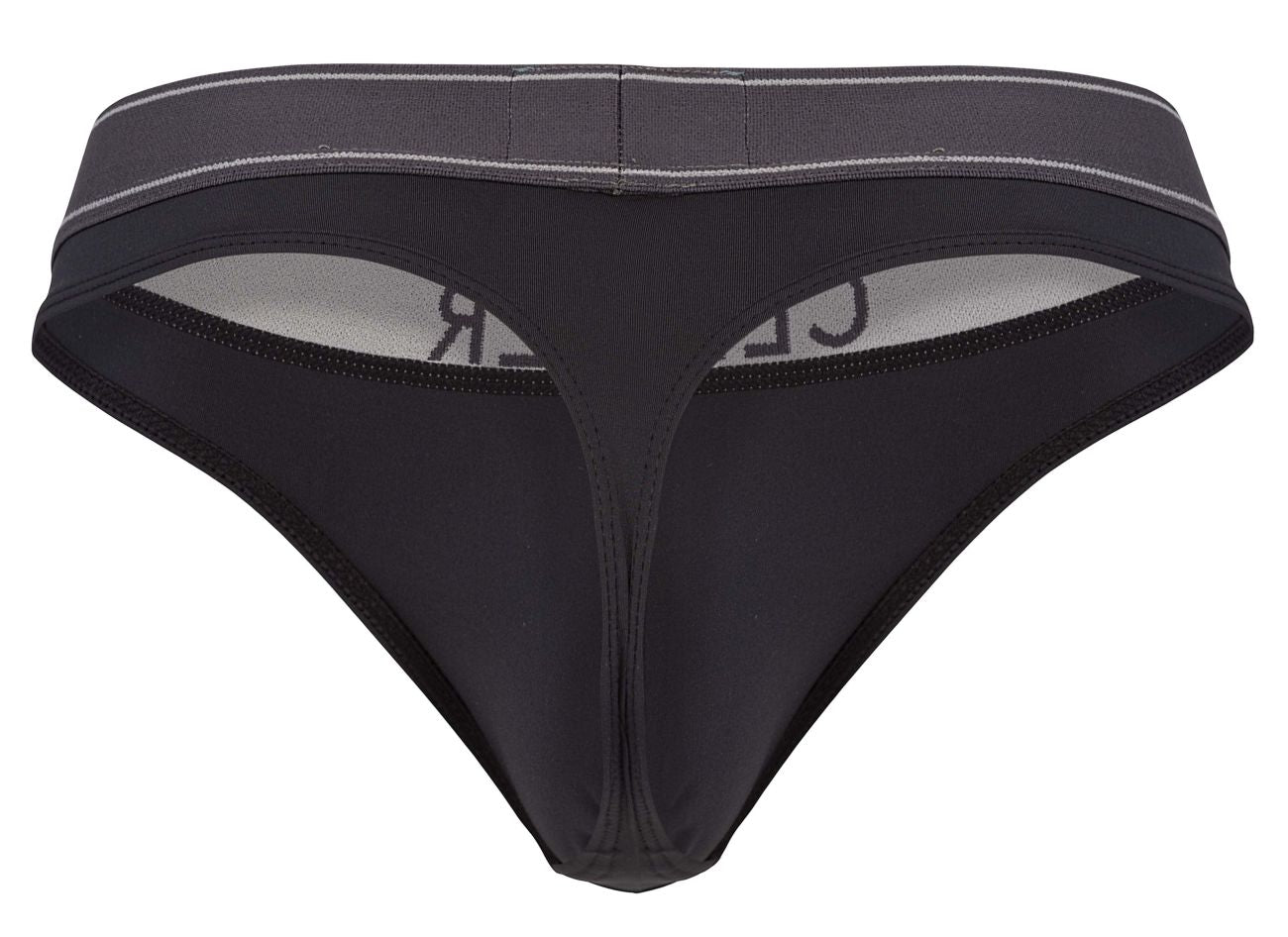 Clever 2008 Raw Mens Sleek Form Fitting Thong Dark Gray