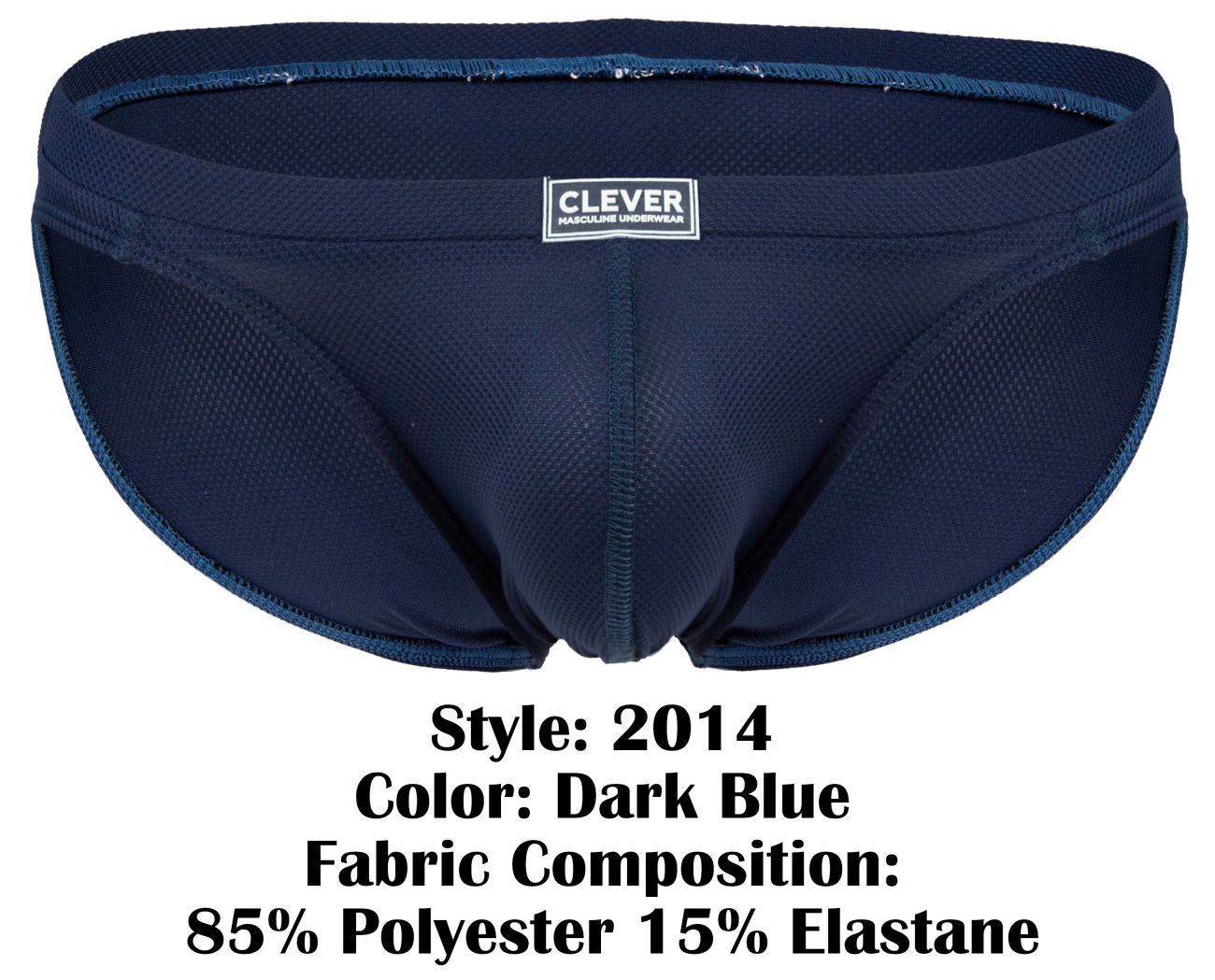 Clever 2014 Reto Mens Smooth Lightweight Briefs Dark Blue