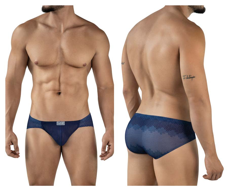 Clever 2016 Mosaico Mens Light Weight Breathable Briefs Dark Blue