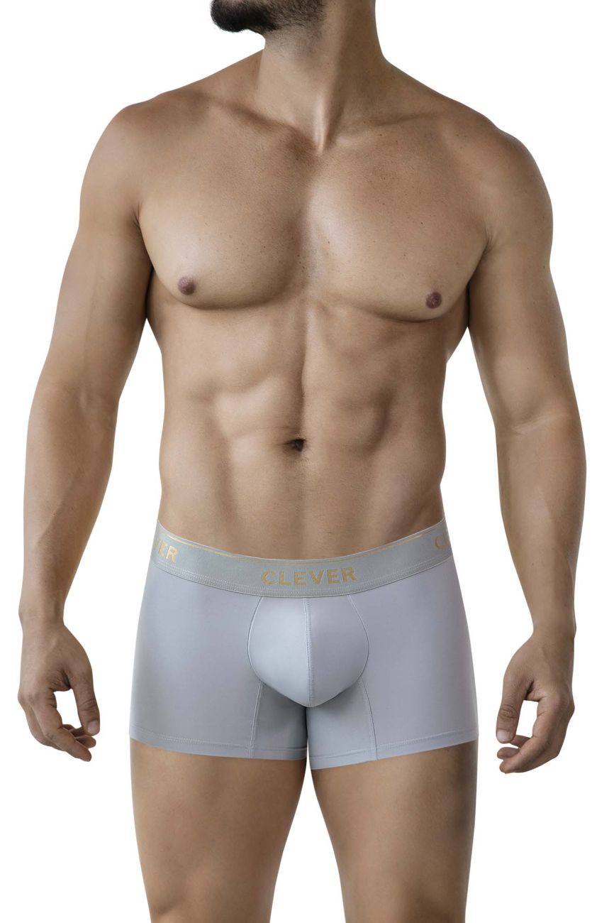 Clever 2026 Valladolid Mens Sleek Boxer Briefs Trunks Gray