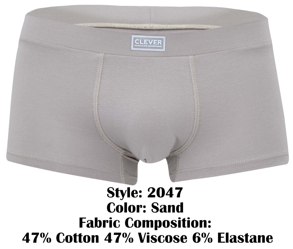 Clever 2047 Cordoba Mens Everyday Trunks Sand