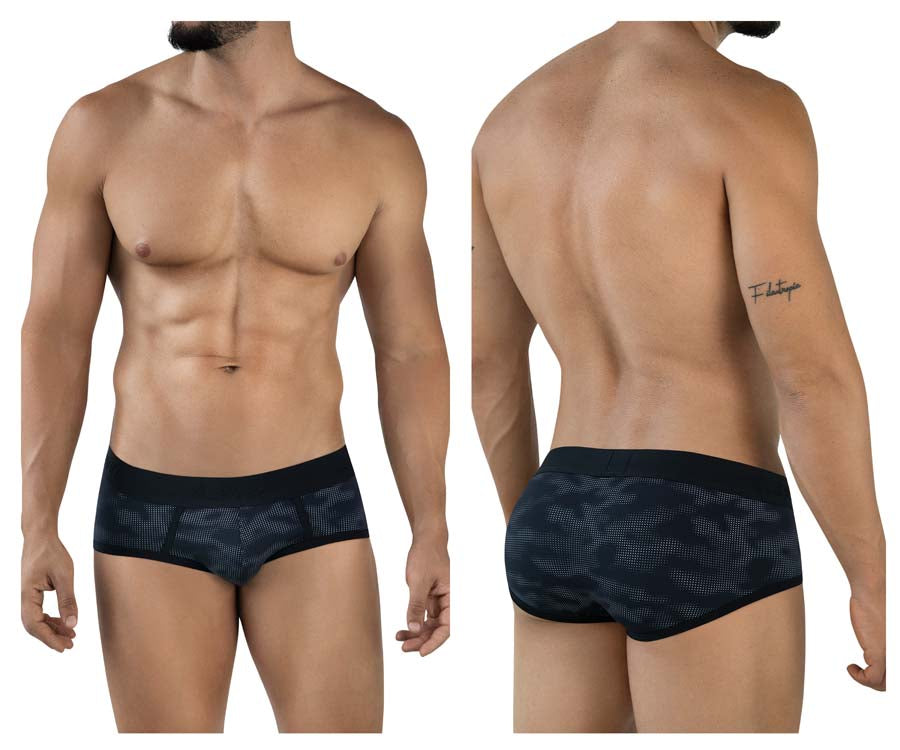 Clever 2053 Mens Stealthy Style All Day Comfort Briefs Black