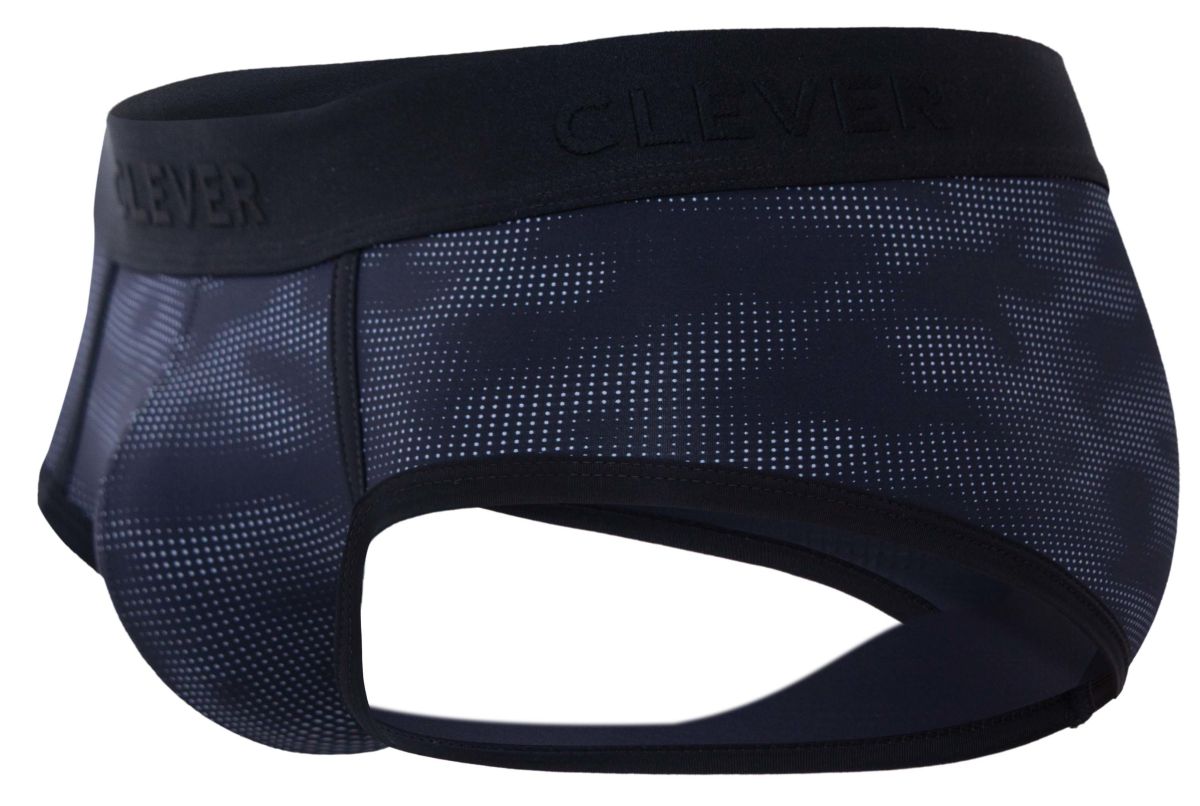 Clever 2053 Mens Stealthy Style All Day Comfort Briefs Black