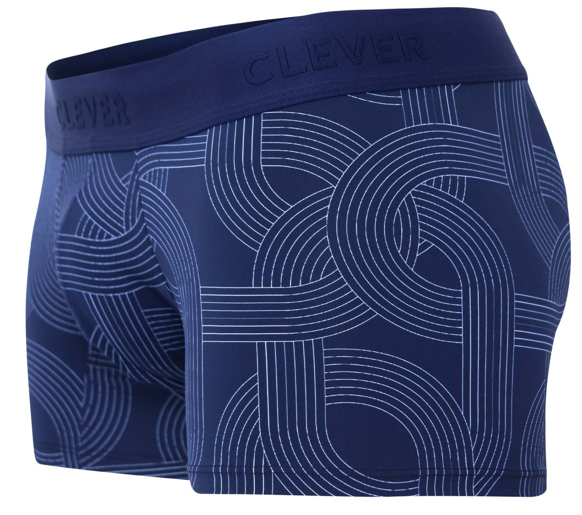 Clever 2054 Mens Modern Classic Trunks Dark Blue