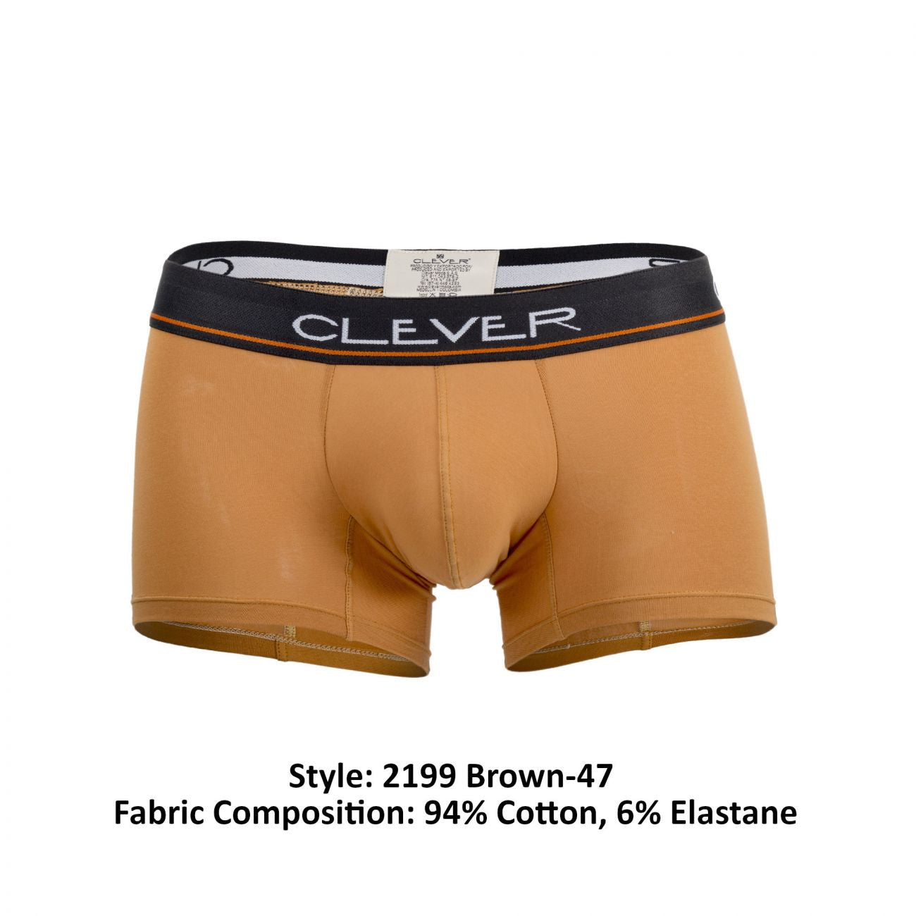 Clever 2199 Limited Edition Boxer Briefs Trunks Brown