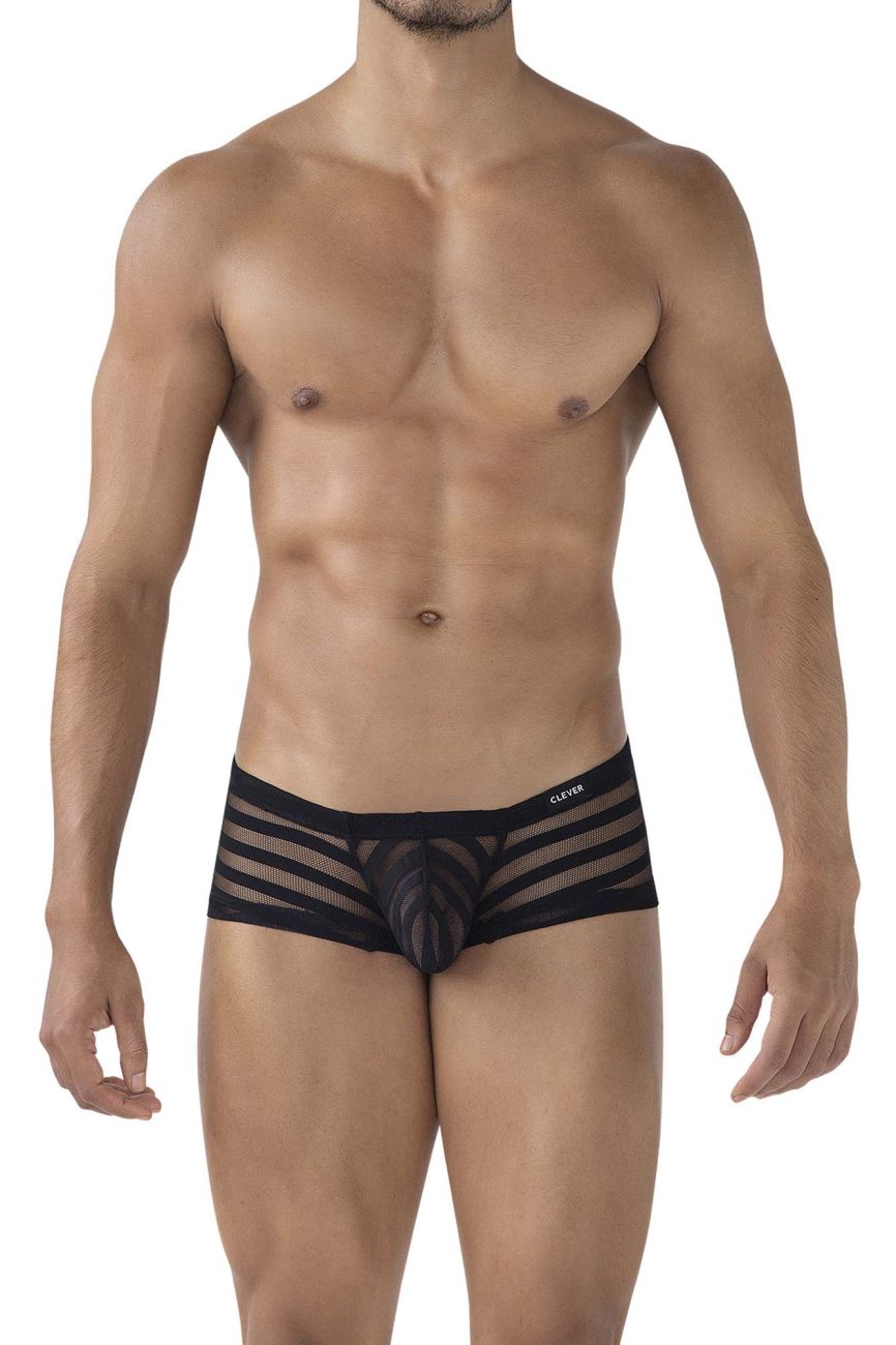 Clever 229938 3PK Australian Latin Trunks Black-Black-Black