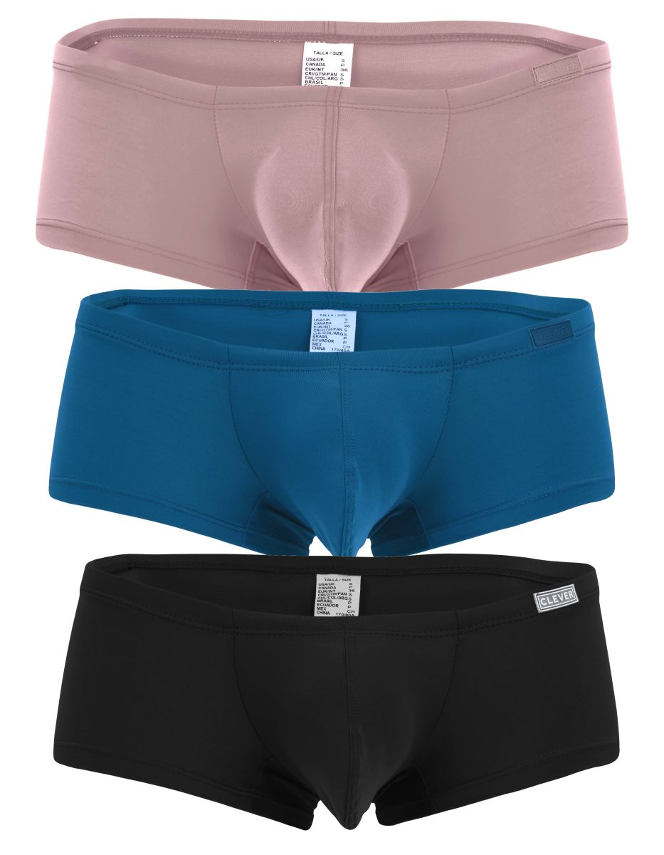 Clever 229965 3PK Australian Latin Trunks Multi Pack Set