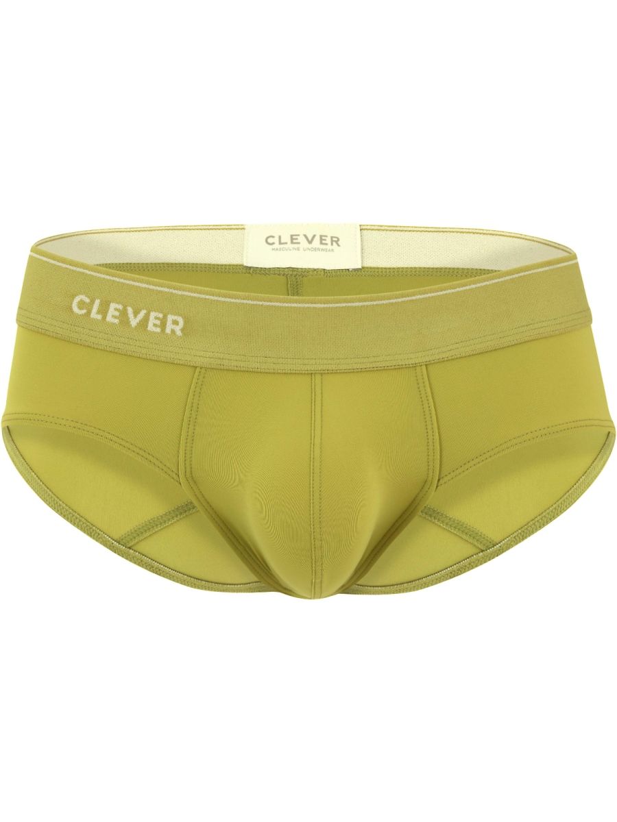 Clever 26012 Clever Performance Low-Rise Briefs in Olive Green