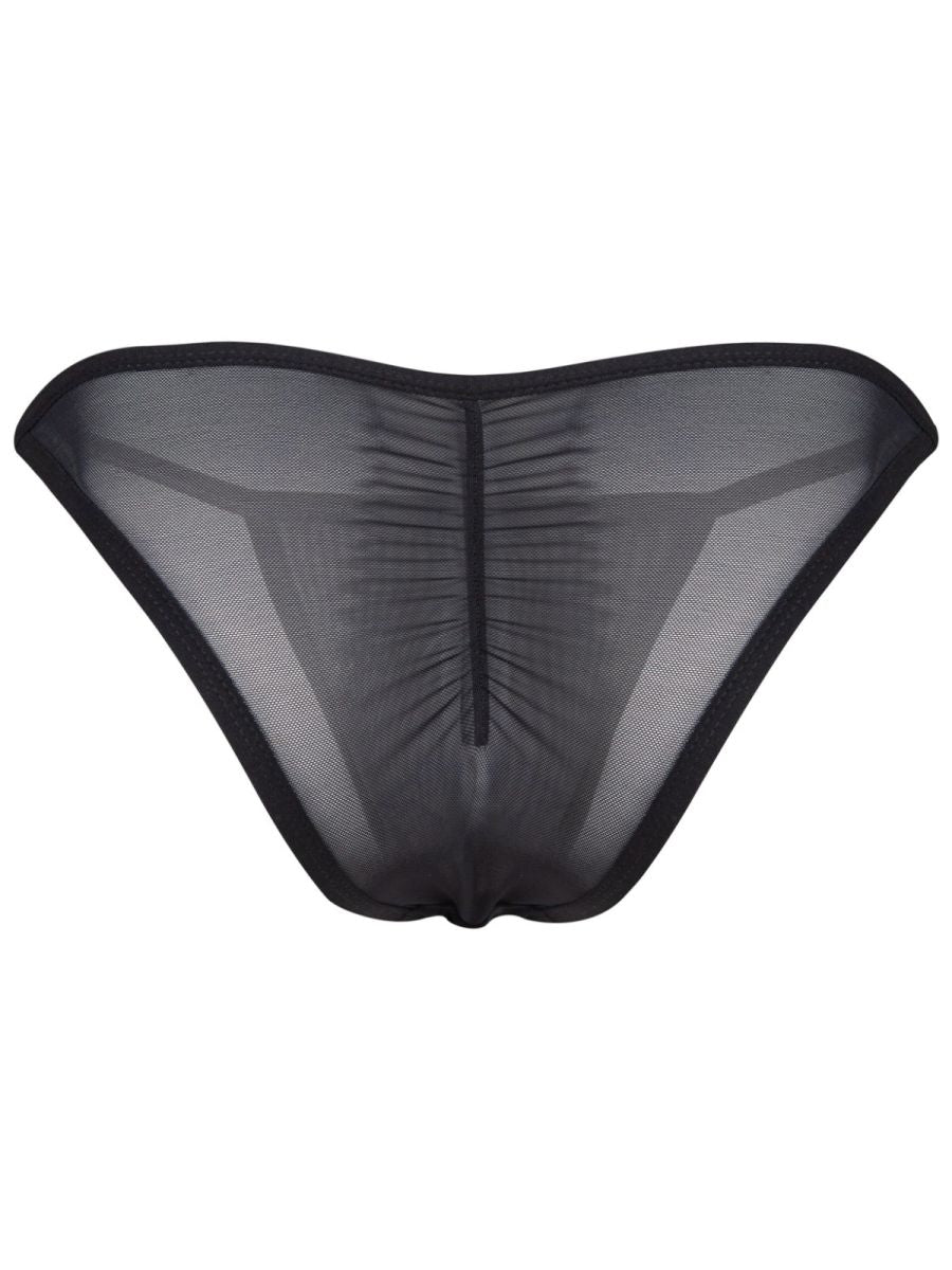 26057 Eos Male Intimate Wardrobe Sheer Bikini Black