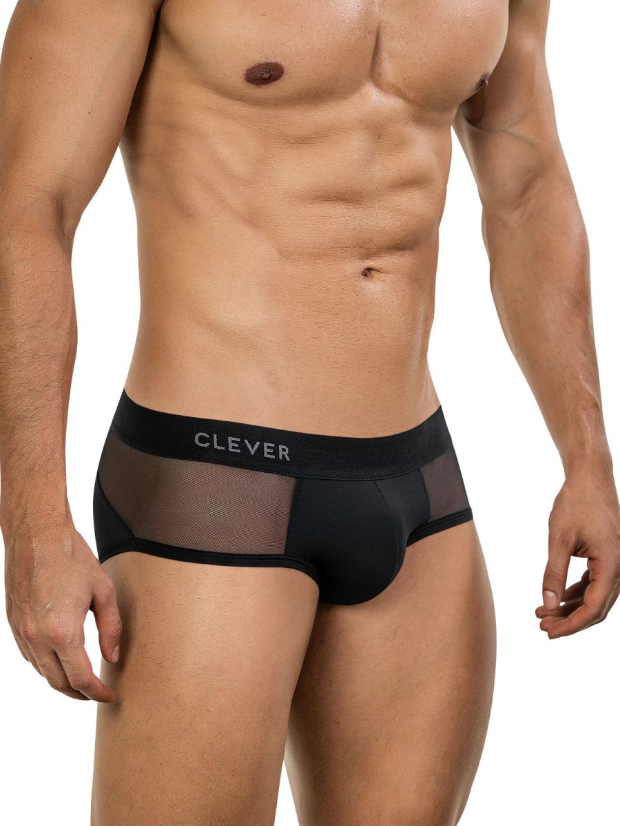 26059 Tanatos Male Sophisticated Essentials Briefs Black