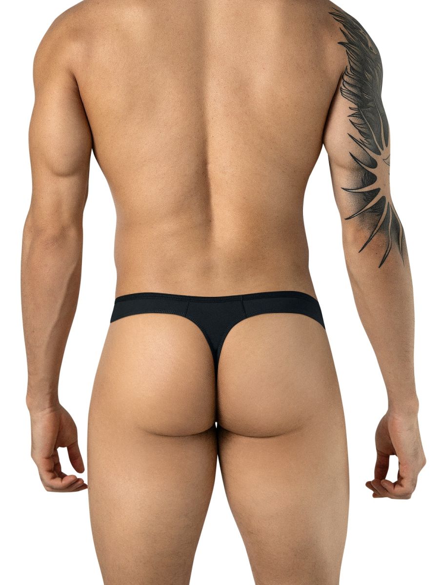 Clever 26212 Murillo Mens Bold Minimalism with Supreme Comfort Thongs Black