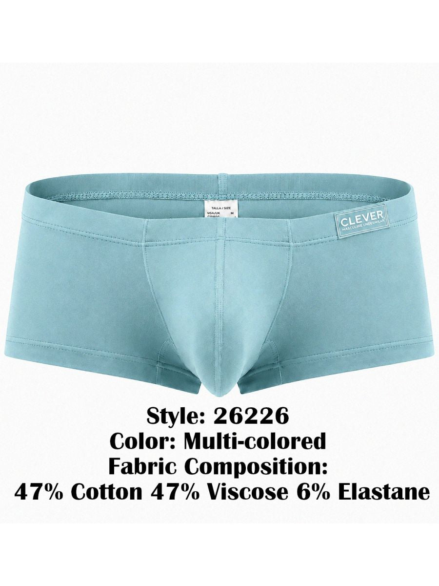 Clever 26226 3PK Mens Australian Latin Daily Essentials Trunks 3 Colours