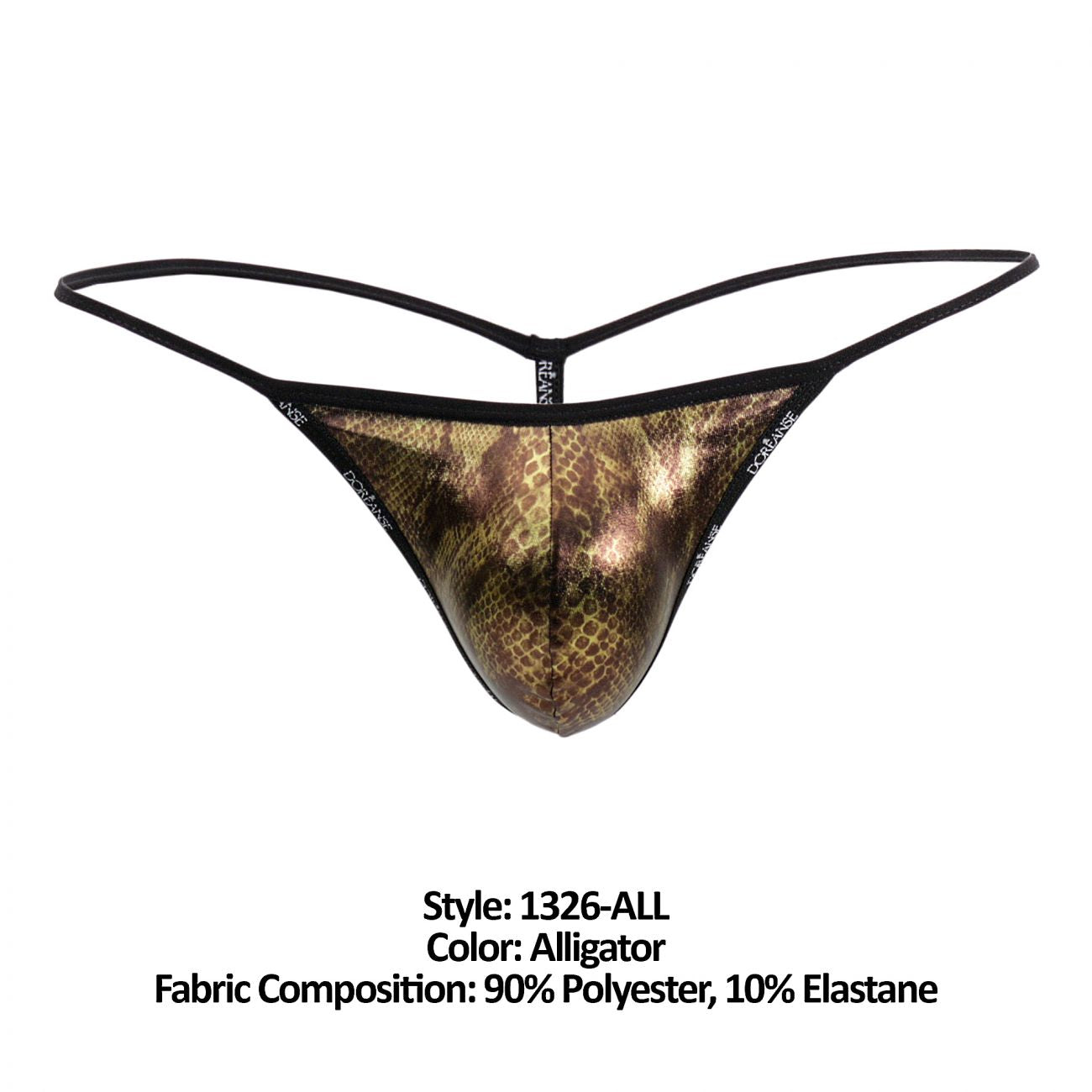 JCSTK - Doreanse 1326-ALL Flashy G-String Alligator