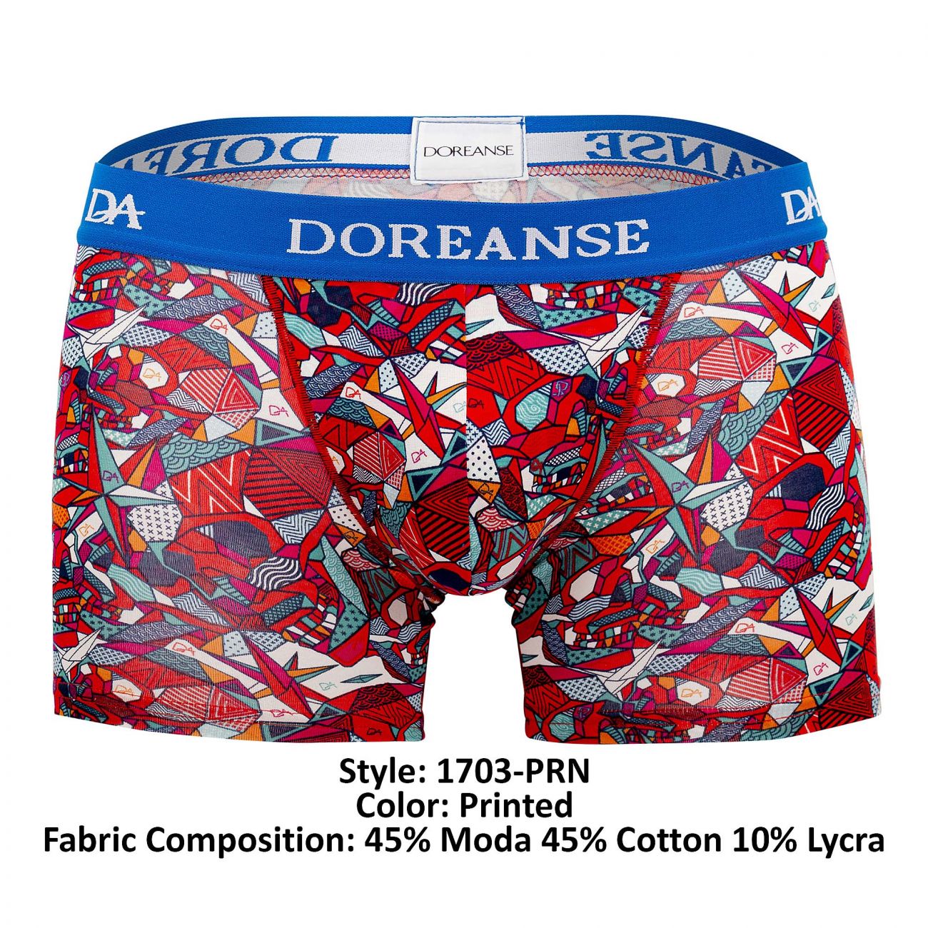 Doreanse 1703-PRN Pop Art Trunks Printed