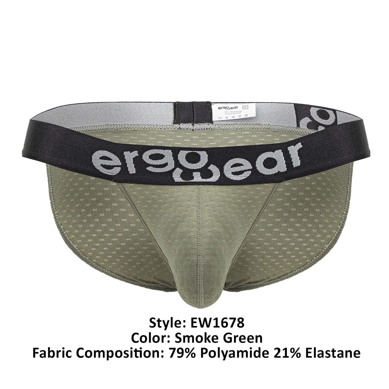 ErgoWear EW1678 MAX FLOW Bikini Smoke Green