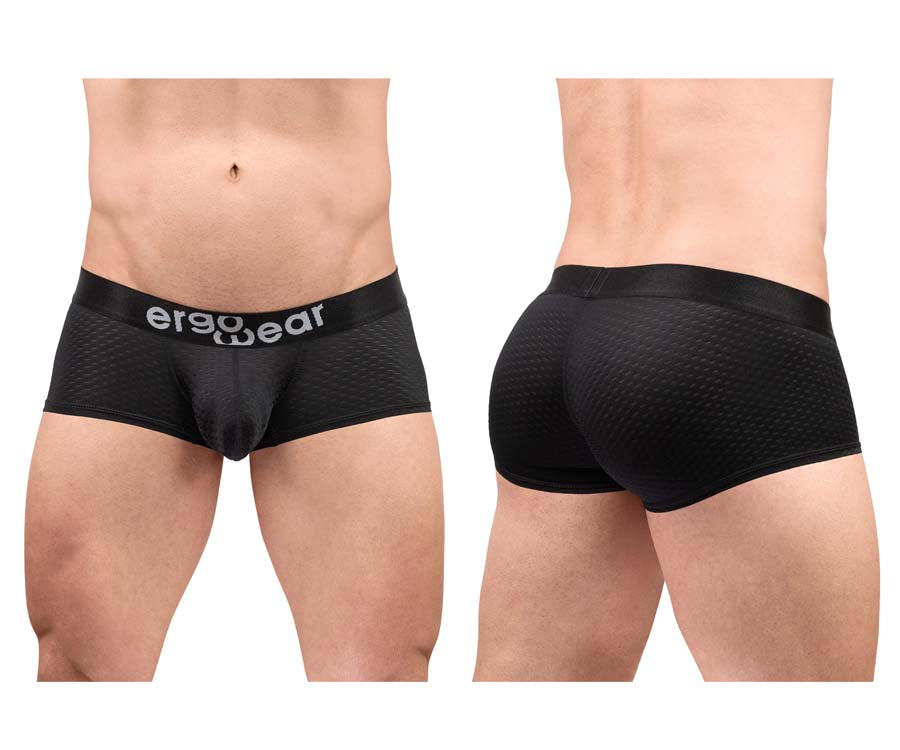 ErgoWear EW1689 MAX FLOW Mens Sleek Stretch Trunks Black