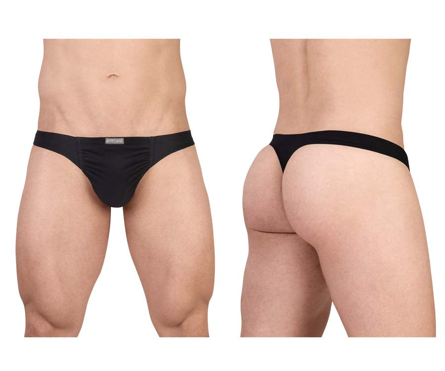 ErgoWear EW1726 FEEL GR8 Cotton Thongs Black