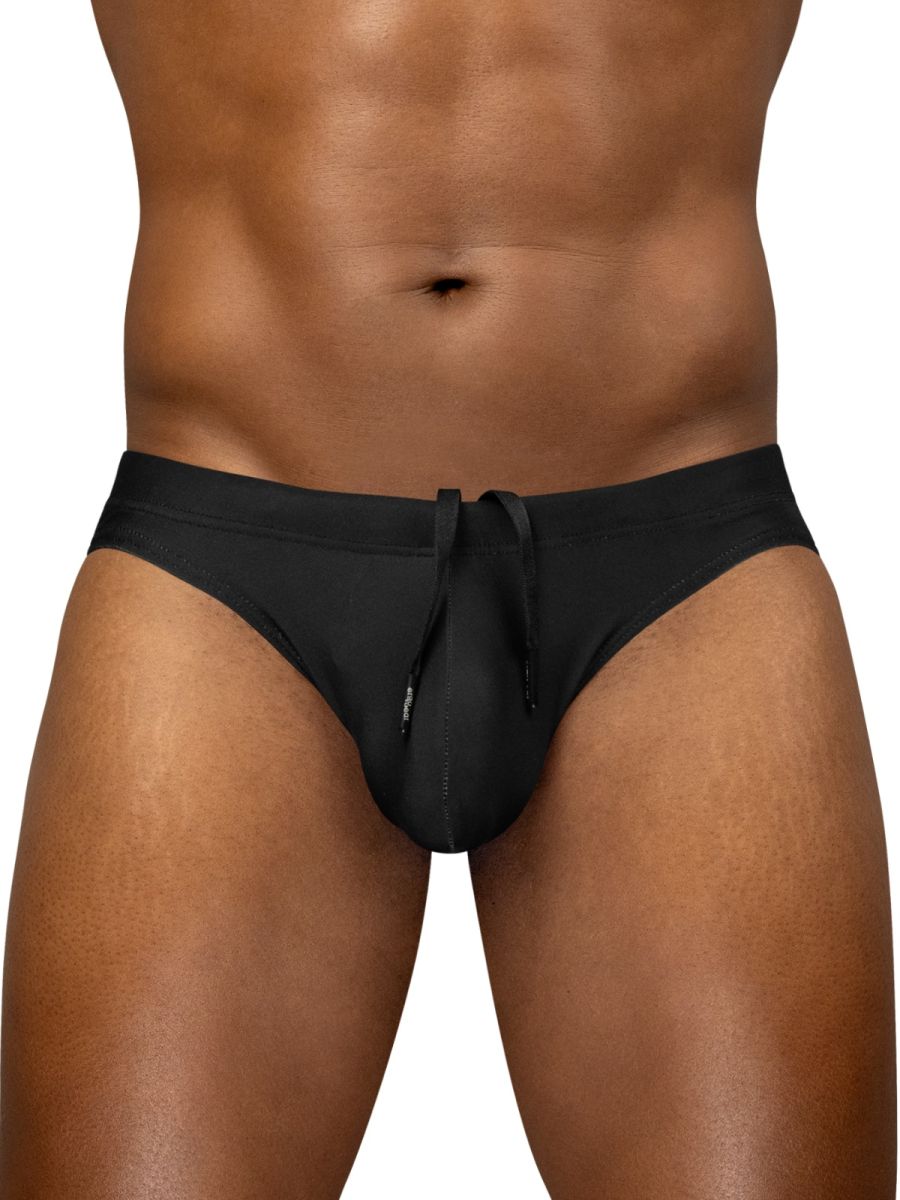 ErgoWear EW1831 Performance Microfiber 4-Way Stretch Swim Bikini Black