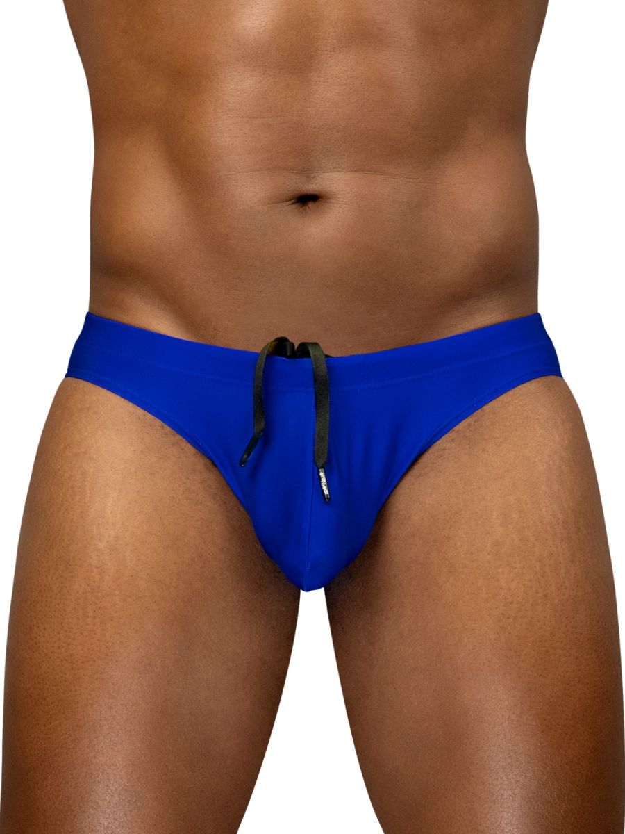 ErgoWear EW1835 Performance 4-Way Male Stretch Swim Bikini Electric Blue