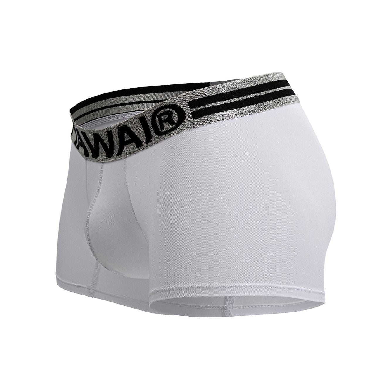 HAWAIR 41977 Microfiber Male Modern Fit Trunks White