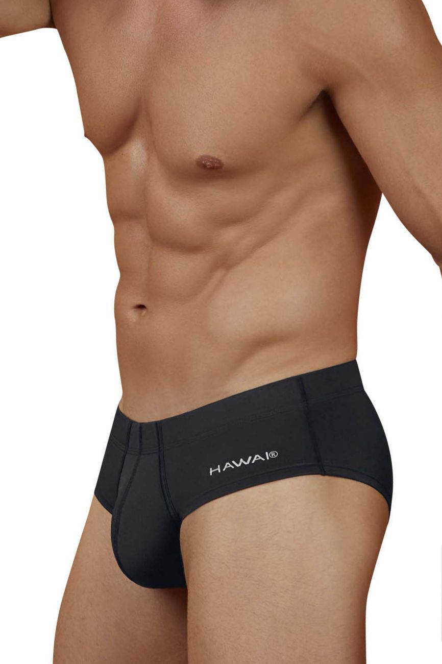 HAWAIR 42241 Microfiber Male All Day Briefs Black