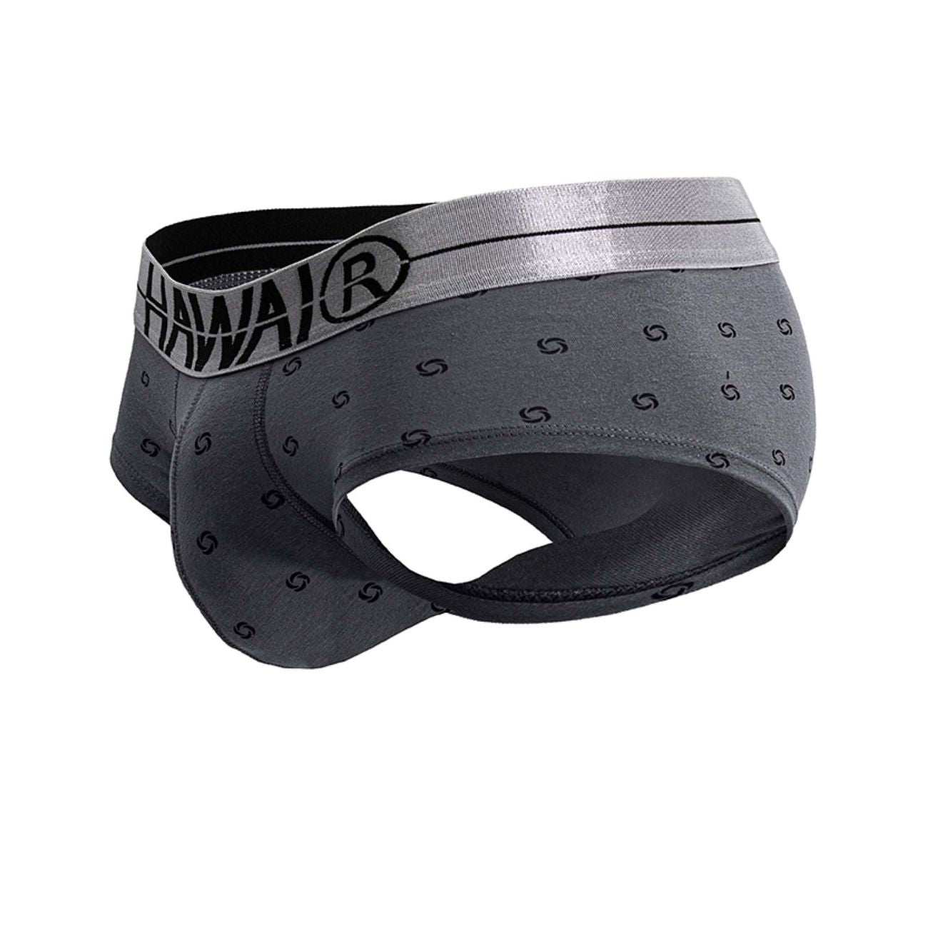 HAWAIR 42531 Cotton Blend Male Everyday Briefs Gray