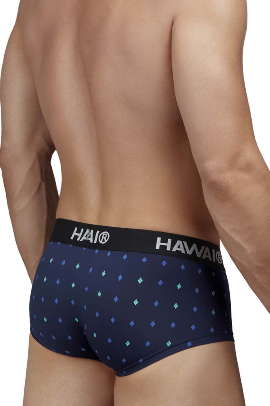 HAWAIR 42580 Male Sleek to Touch Microfiber Briefs Dark Blue