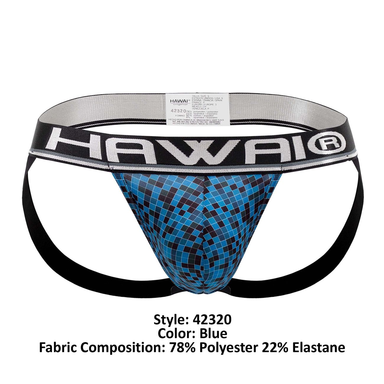 HAWAI 42320 Microfiber Jockstrap Blue