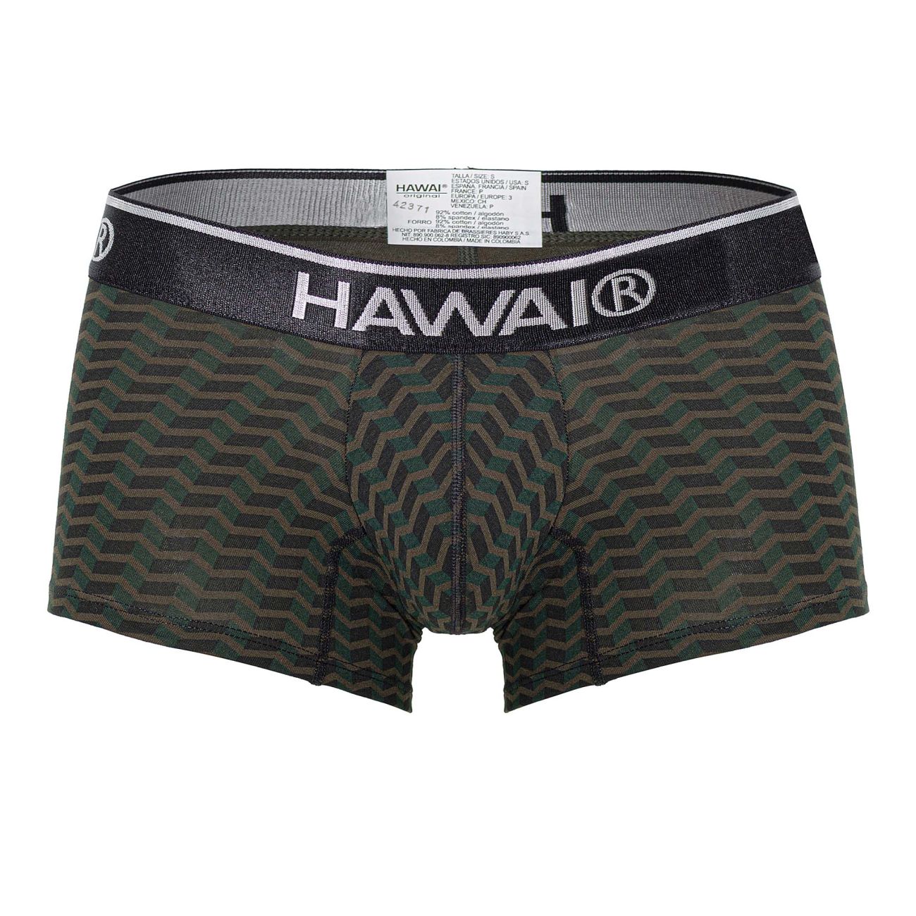 HAWAI 42371 Printed Trunks Green