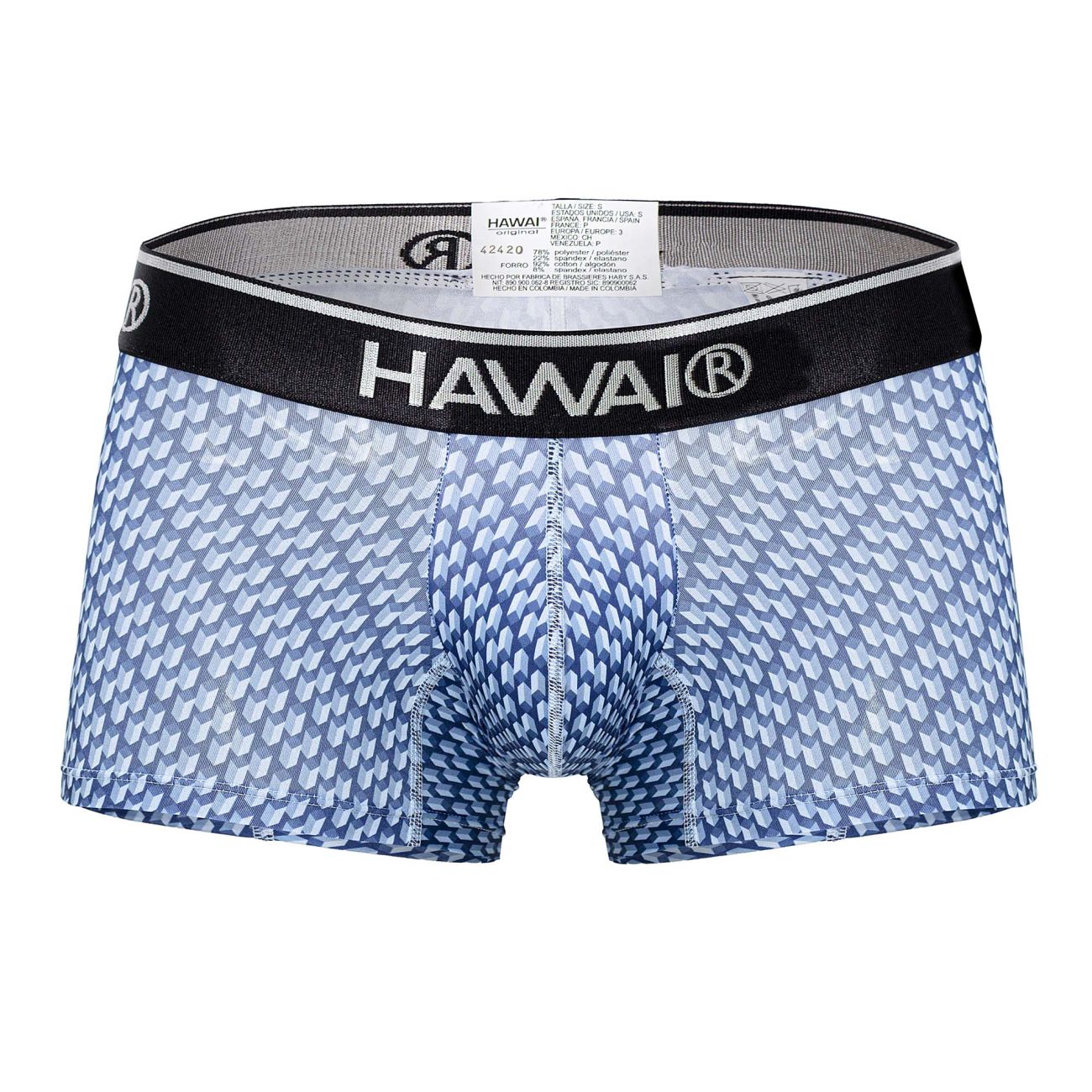 HAWAI 42420 Printed Trunks Blue