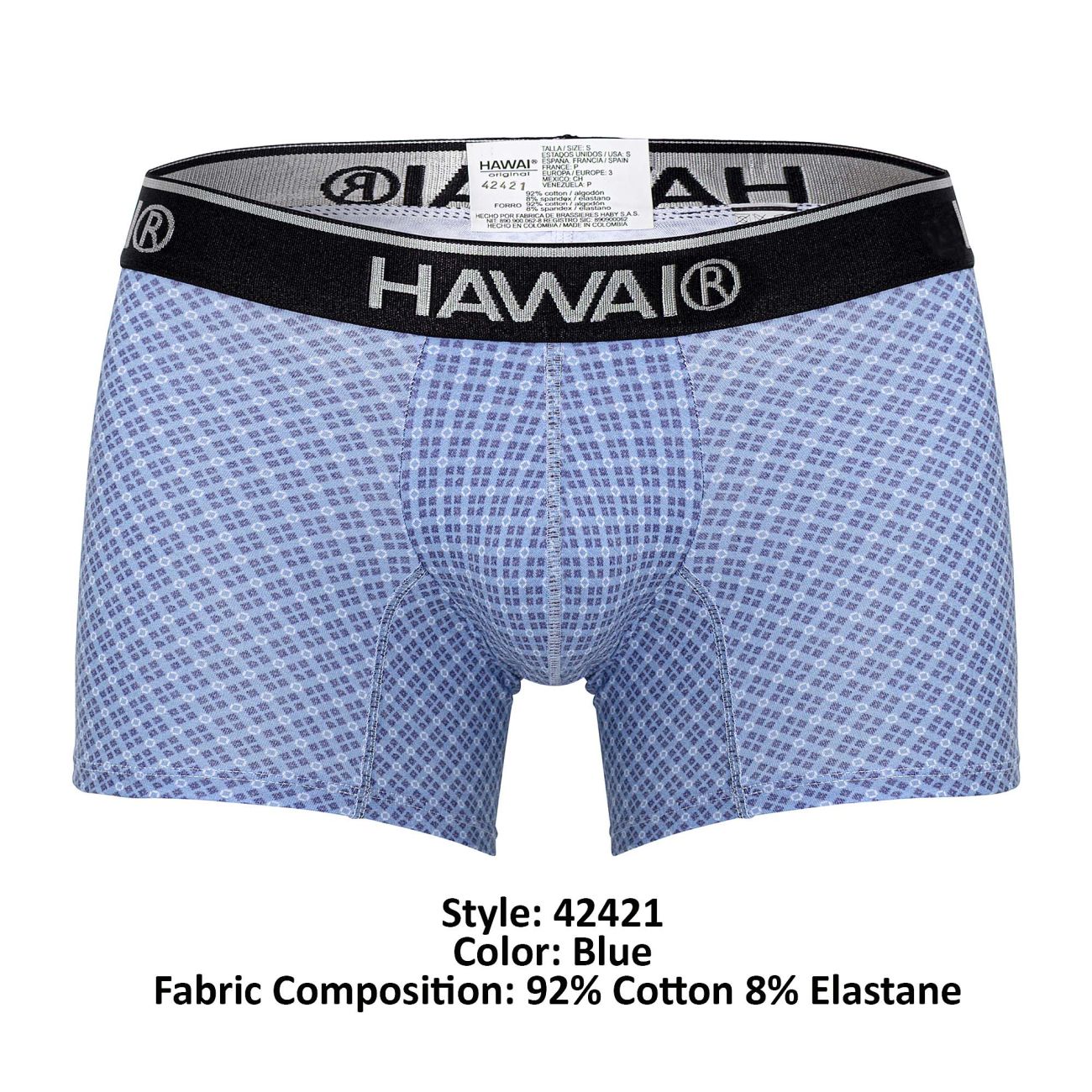 HAWAI 42421 Printed Trunks Blue