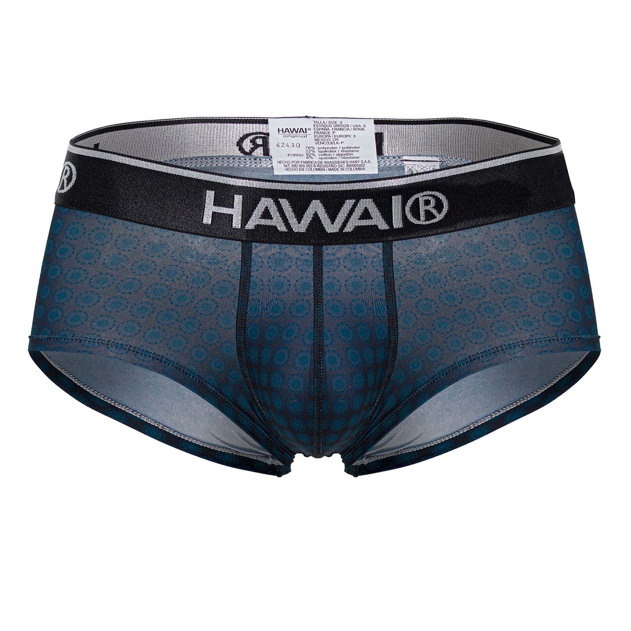 HAWAI 42430 Printed Briefs Blue