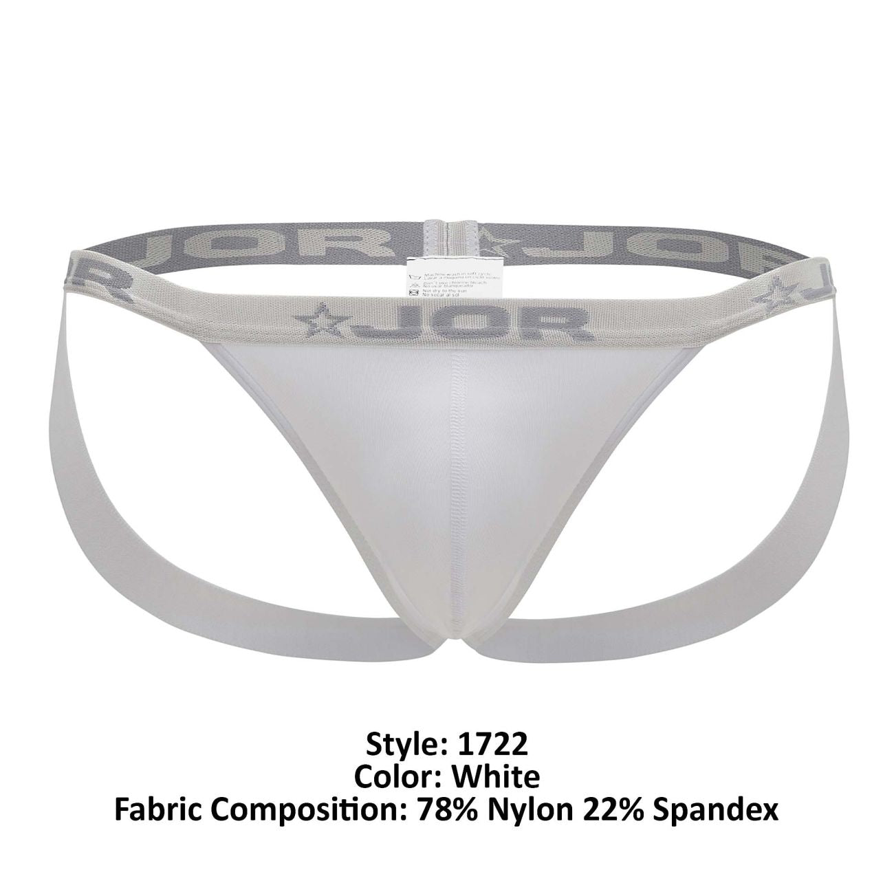 JOR 1722 Romeo Jockstrap White