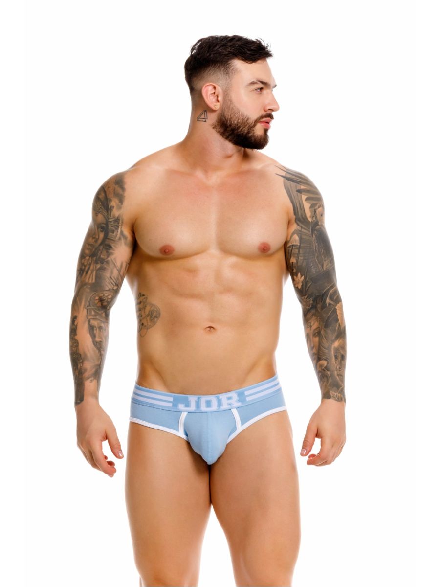 JOR 2321 College Mens Classic Athletic Style Briefs Blue Plus Sizes