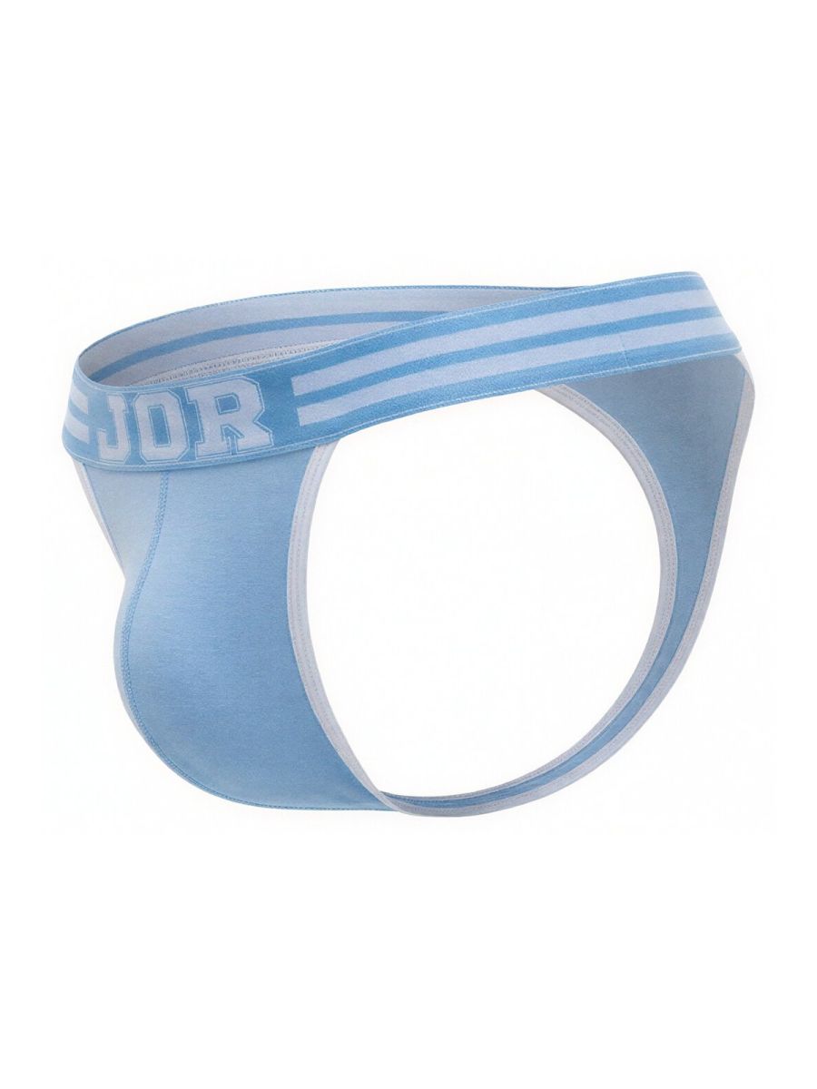 JOR 2323 College Mens Clean & Bold Thongs Blue Plus Sizes