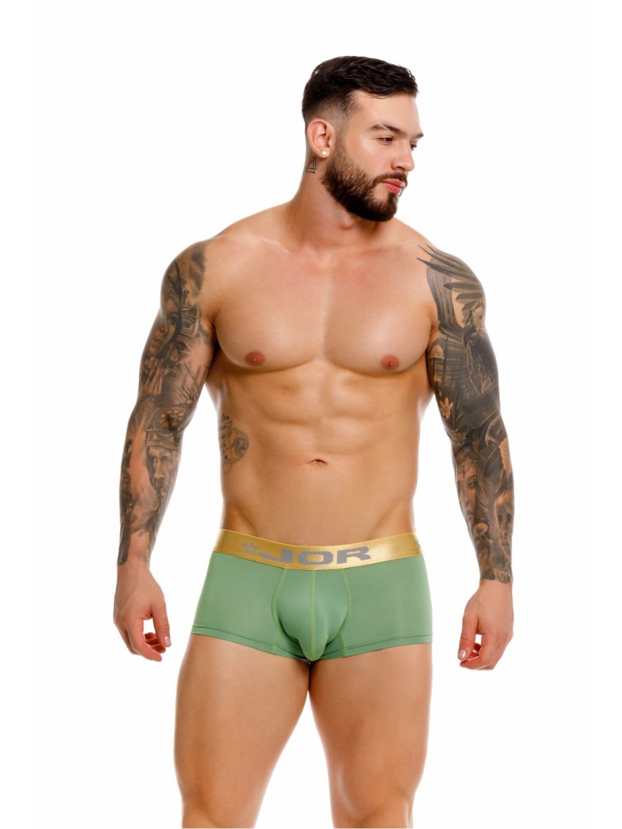 JOR 2326 Soho Mens Everyday Essentials Trunks Green Plus Sizes