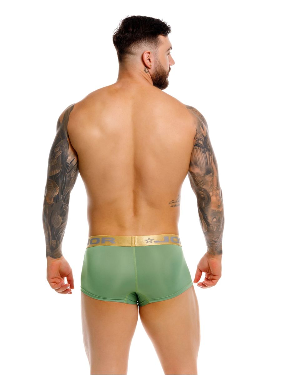 JOR 2326 Soho Mens Everyday Essentials Trunks Green Plus Sizes