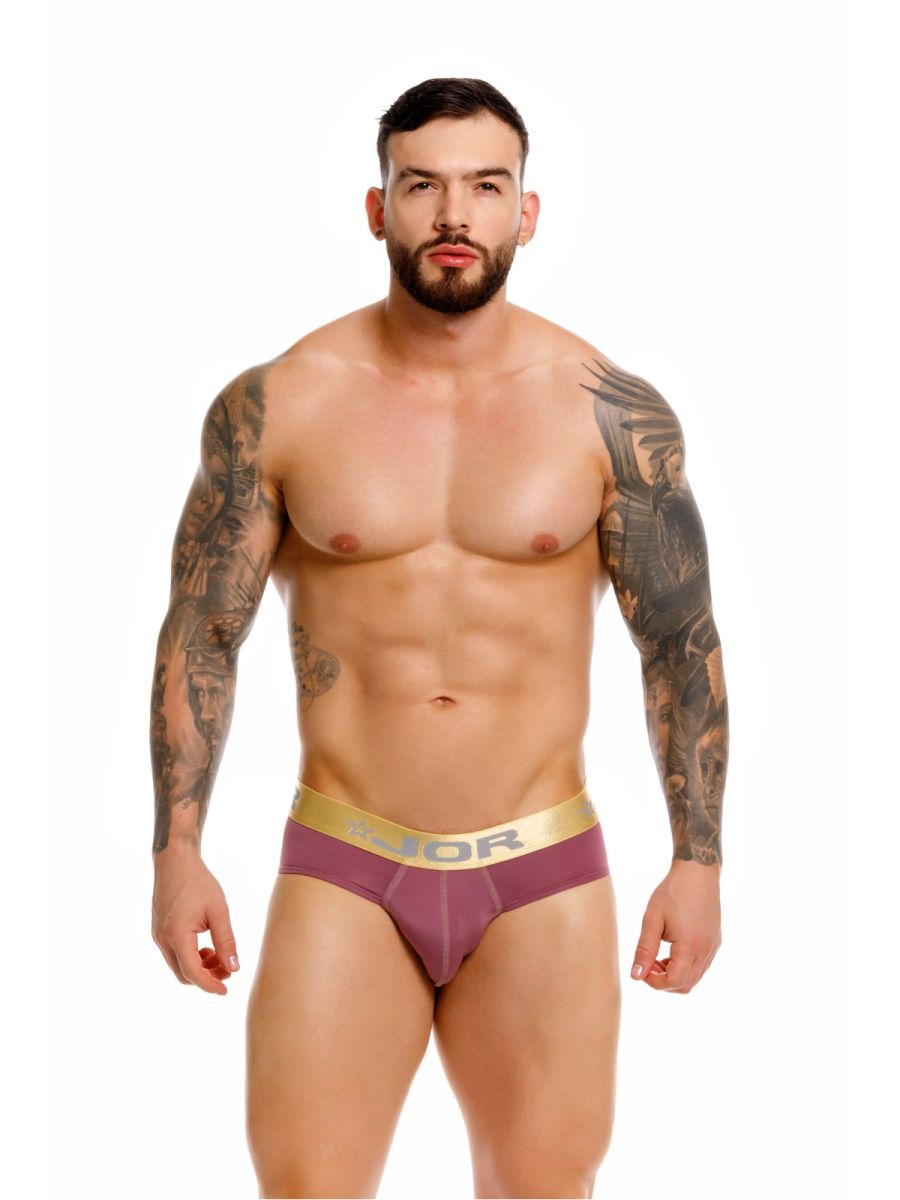 JOR 2327 Soho Mens Built to Feel Premium Briefs Wine Plus Size