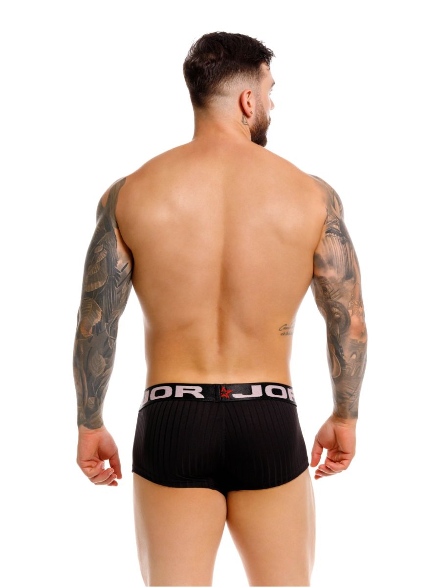 JOR 2330 Cronos Mens Athletic Vibe Trunks Black Plus Sizes