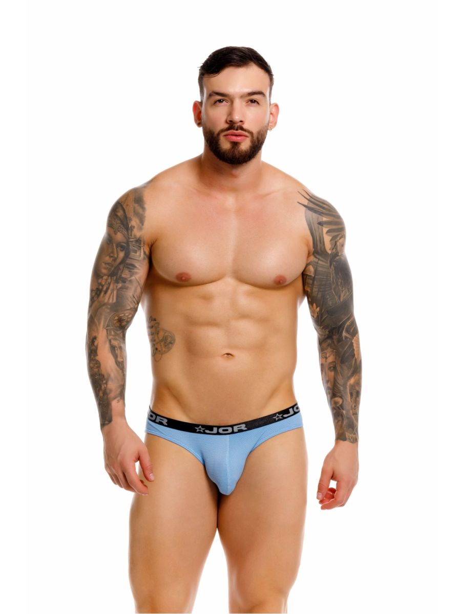 JOR 2346 Cannes Male Sporty Comfortable Bikini Blue Plus Sizes